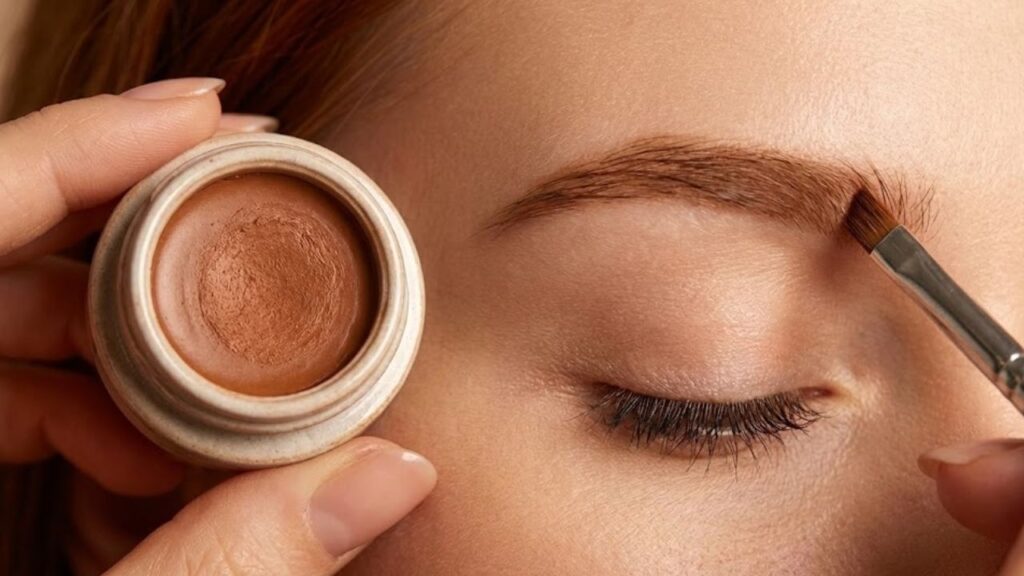 Make Your Own Natural Eyebrow Gel Using Aloe Vera and Cocoa Powder for Soft Defined Brows