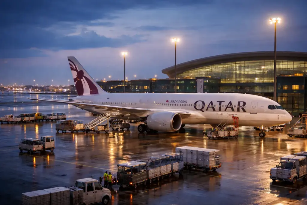 Qatar Airways Operates Limited Flight