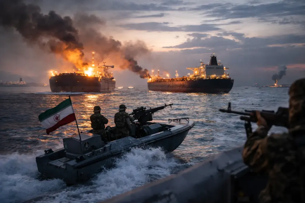 Not ‘a litre of oil’ to pass Strait of Hormuz