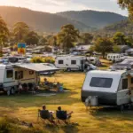 How fuel price spikes are turning Australia’s touring caravaners into stationary residents