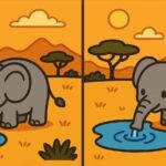 Observation Game Spot Hidden Differences in Elephant Pictures Before Time Runs Out
