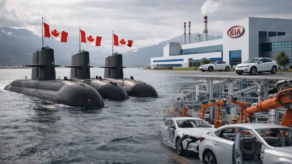 Canada’s $20 Billion Submarine Deal Tied to South Korean Auto Plant Demand
