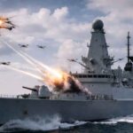 British warship downs swarm of attack drones off UK coast