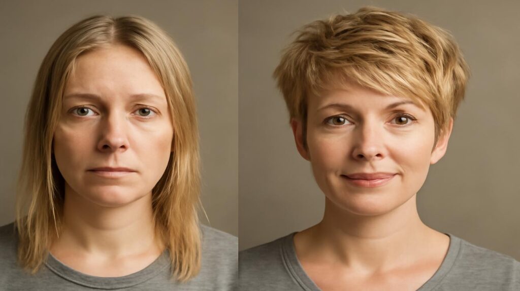 Short haircuts for fine hair